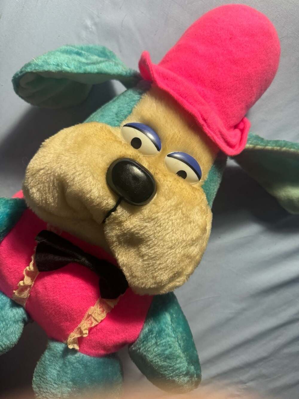 Allentown Toy Co. Vintage Dog Plush With Hat